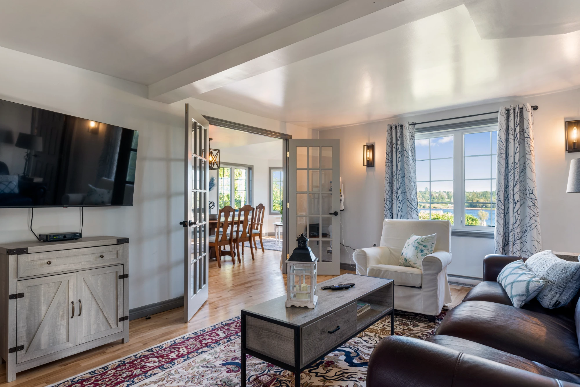 Farmhouse TV room