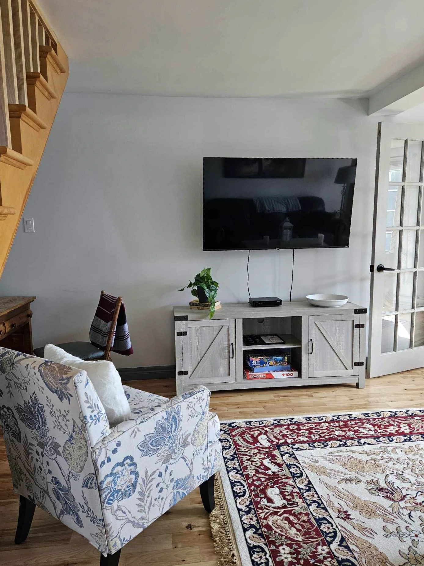 Farmhouse TV room