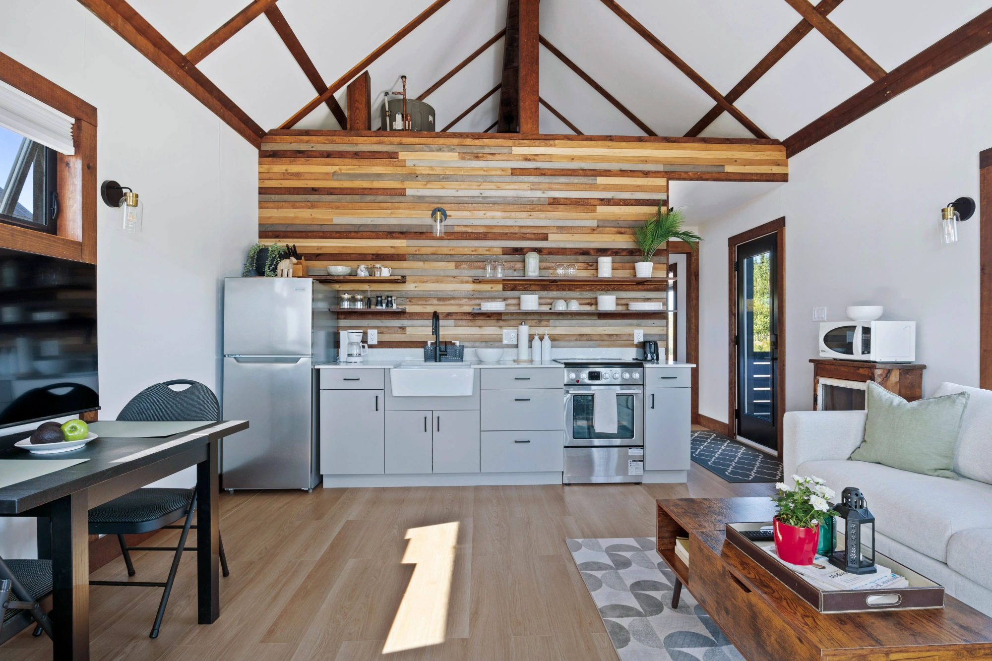 The Maple Living Room and Kitchen